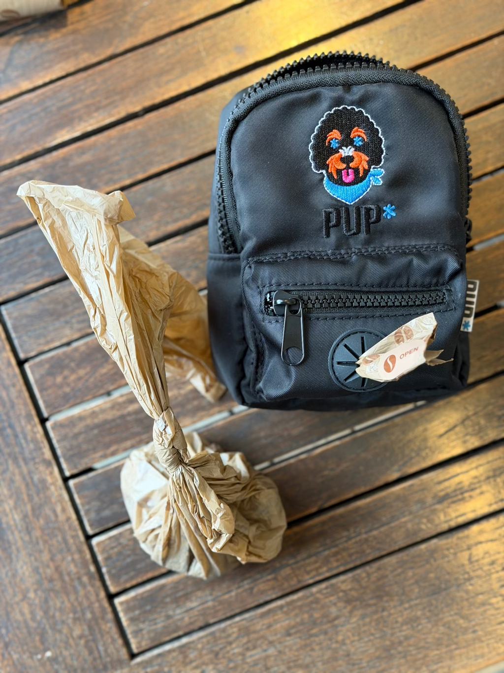 PUP Discreet Dog Poo Bag Holder (Coffee-Scented)