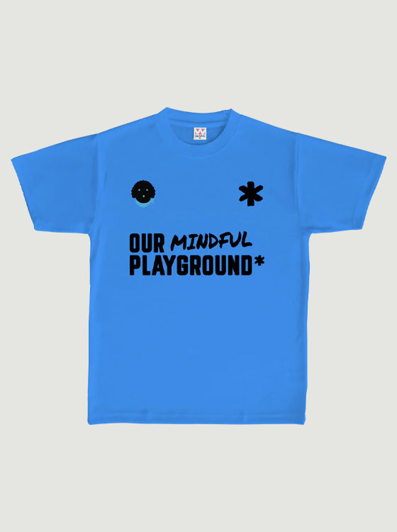 OMP YOLO PUP HYPE Dry-Fit Style Sports T-Shirt (Blue/Black)